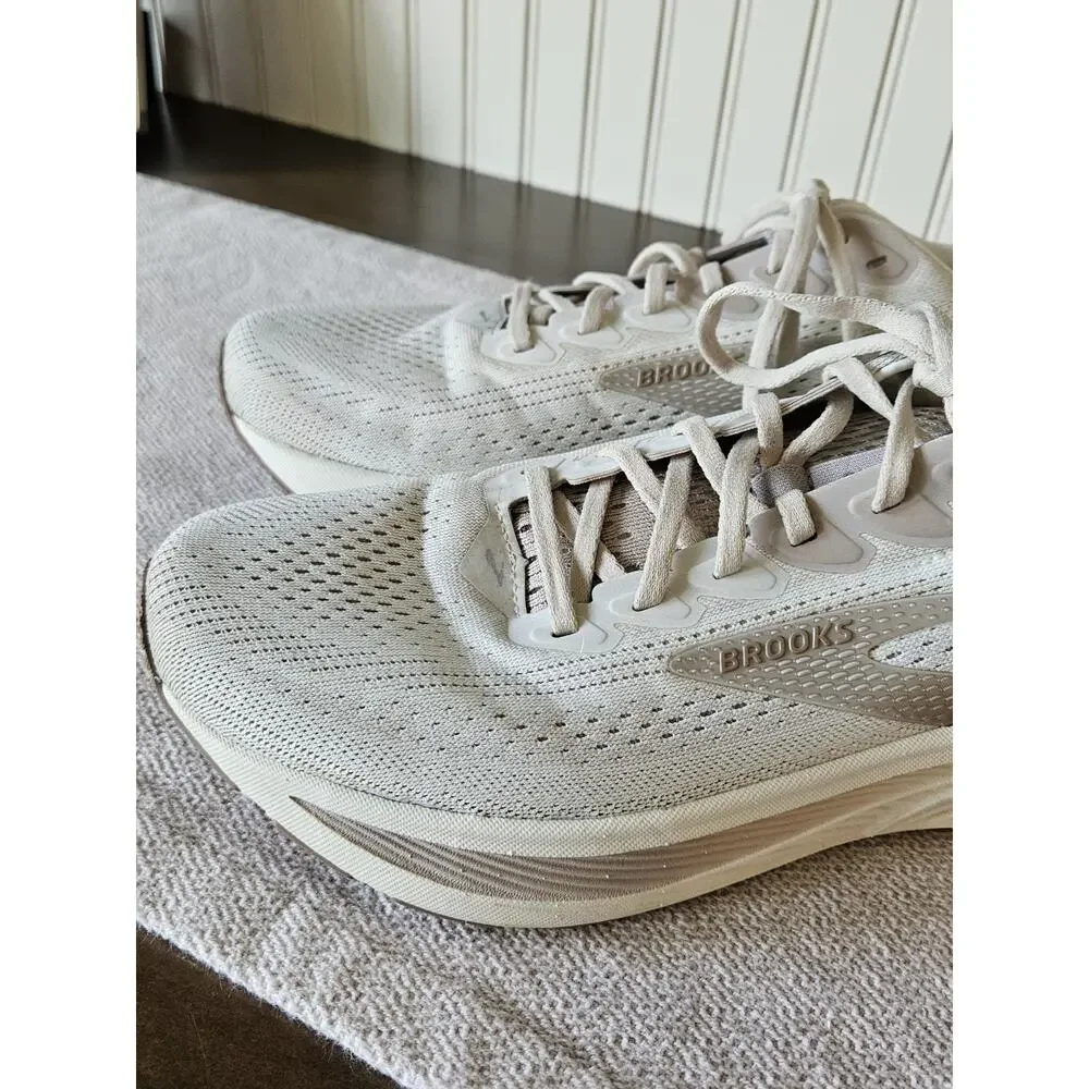 Brooks Ghost 17 Grey Chateau Grey Portabella Women Road Running Sz 11